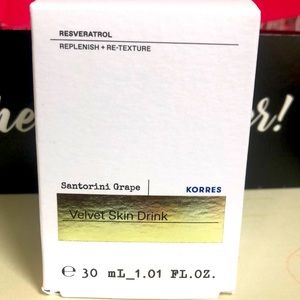 Velvet skin drink Santorini grape korres